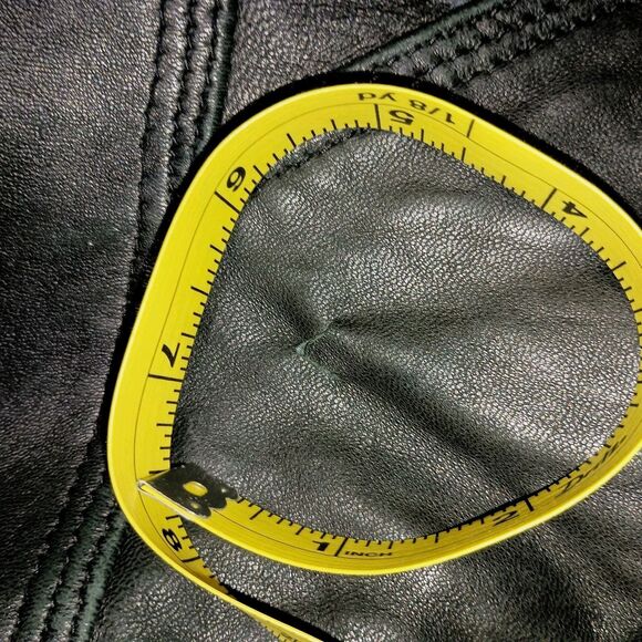 VINTAGE Colebrook Genuine Leather Bomber Jacket Mens L Black Buttery Soft Y2K - Picture 16 of 16